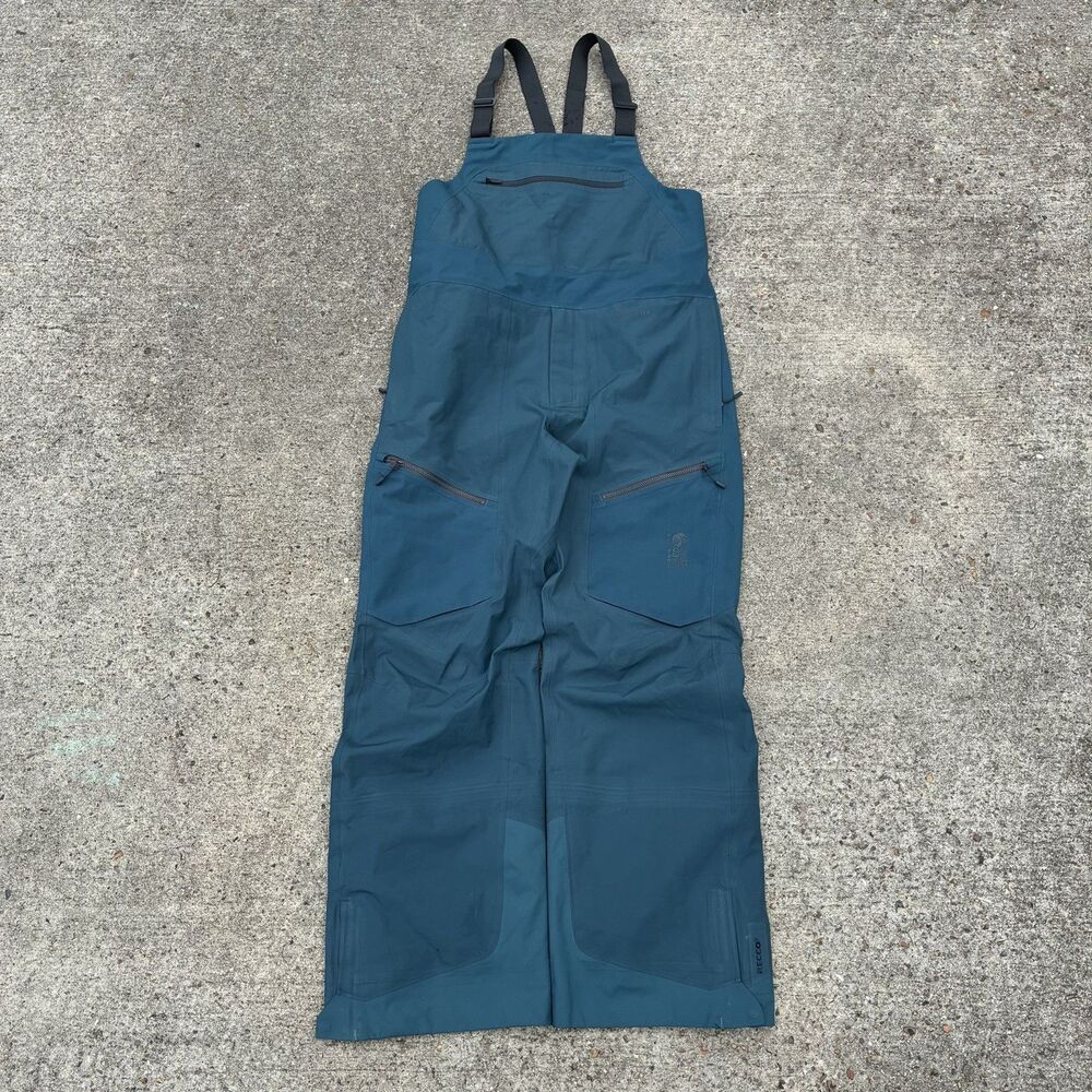 Mountain Hardwear Gore-Tex Boundary Ridge Bib - Men’s Medium Blue